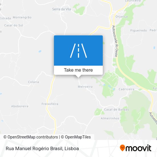 Rua Manuel Rogério Brasil map