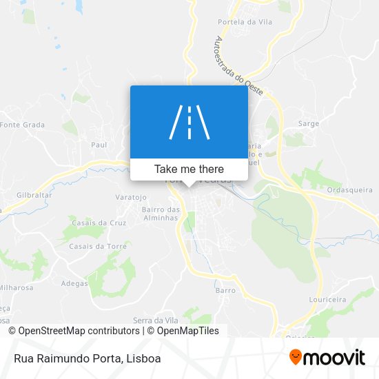 Rua Raimundo Porta mapa