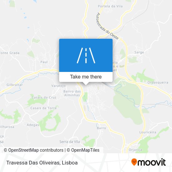 Travessa Das Oliveiras map