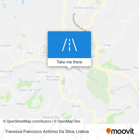 Travessa Francisco António Da Silva mapa