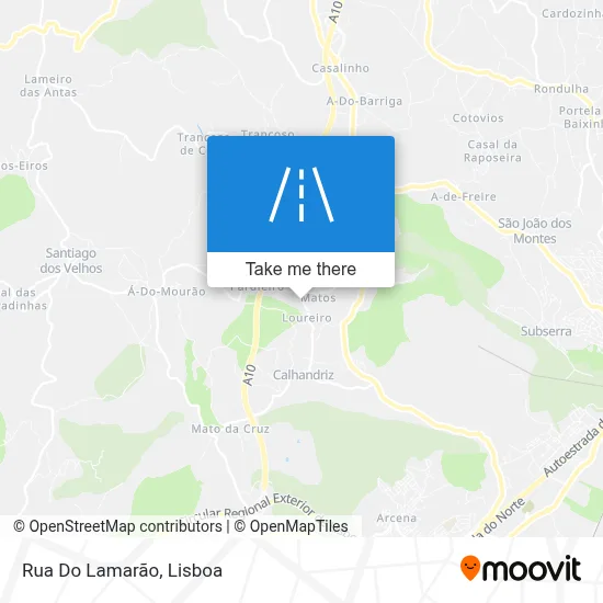 Rua Do Lamarão map