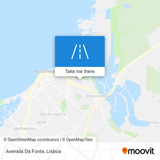 Avenida Da Fonte mapa