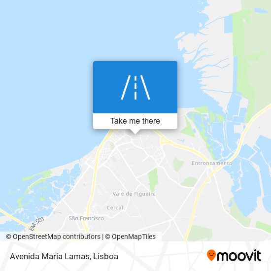 Avenida Maria Lamas map