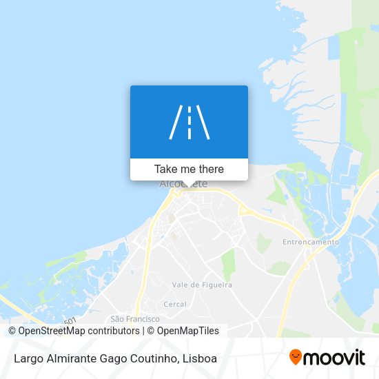 Largo Almirante Gago Coutinho mapa