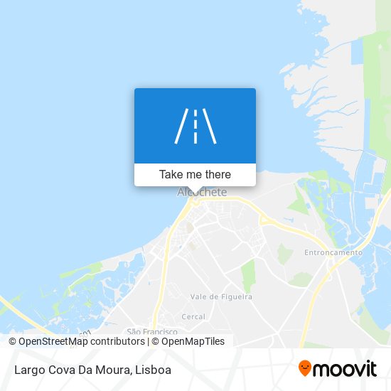 Largo Cova Da Moura map