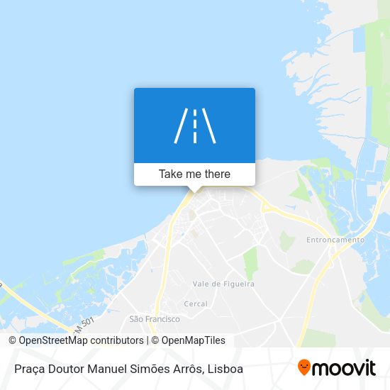 Praça Doutor Manuel Simões Arrôs mapa