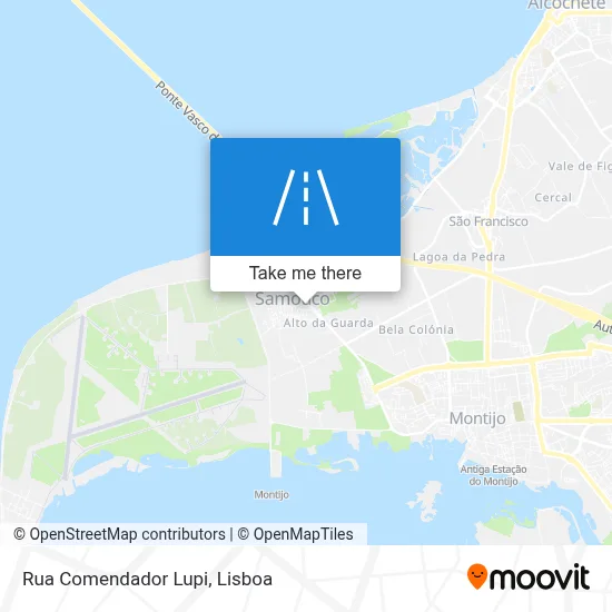 Rua Comendador Lupi map