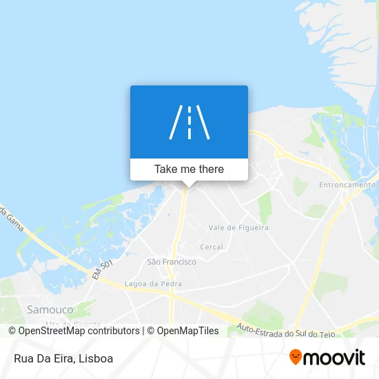 Rua Da Eira map