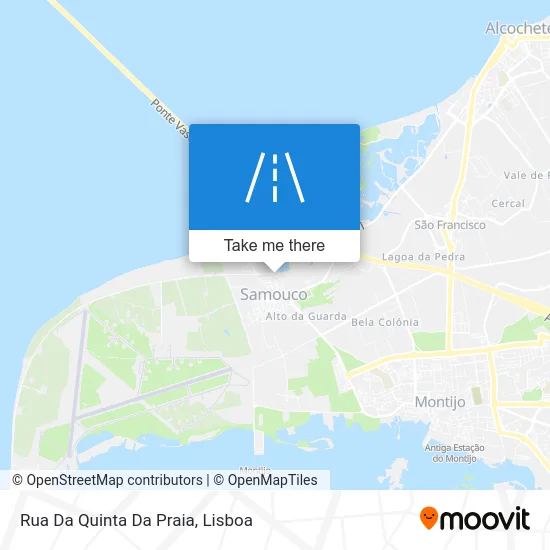 Rua Da Quinta Da Praia map