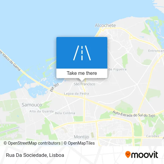 Rua Da Sociedade map