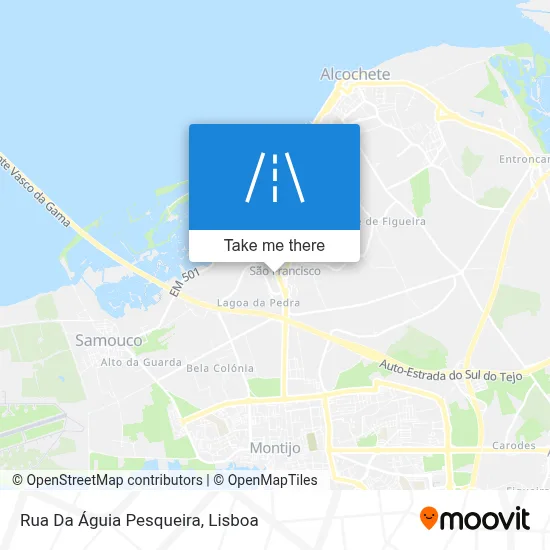 Rua Da Águia Pesqueira map