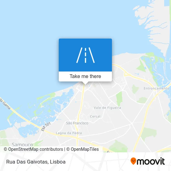 Rua Das Gaivotas map