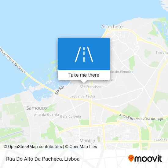 Rua Do Alto Da Pacheca map