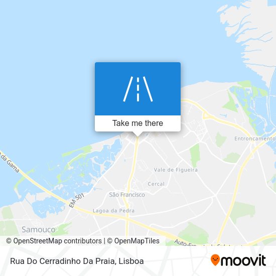 Rua Do Cerradinho Da Praia map