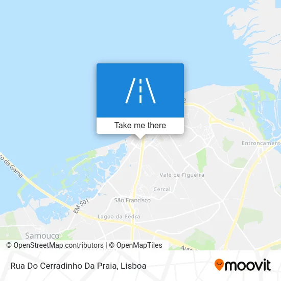 Rua Do Cerradinho Da Praia map