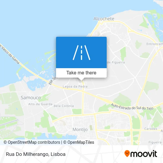 Rua Do Milherango map