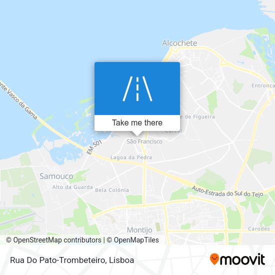 Rua Do Pato-Trombeteiro map