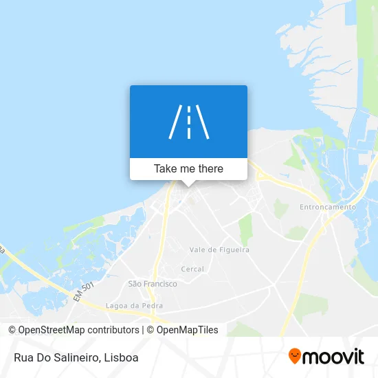 Rua Do Salineiro map