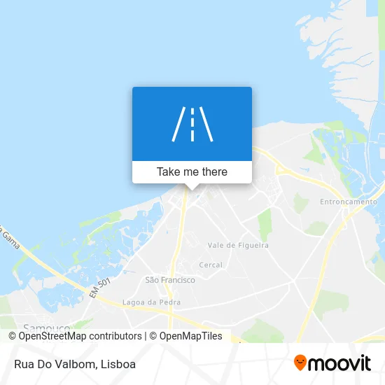 Rua Do Valbom map