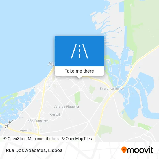 Rua Dos Abacates map