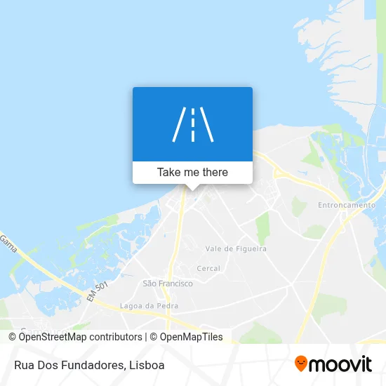 Rua Dos Fundadores map