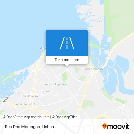 Rua Dos Morangos map