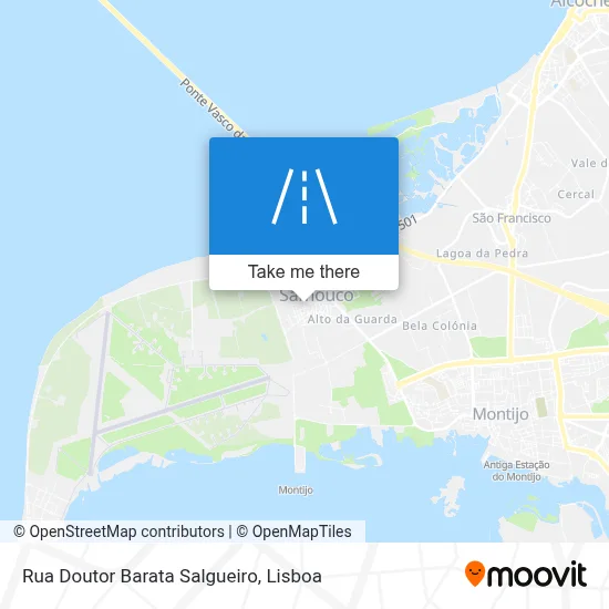 Rua Doutor Barata Salgueiro map