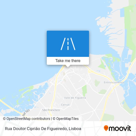 Rua Doutor Ciprião De Figueiredo map