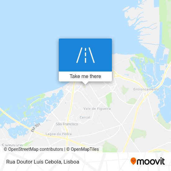 Rua Doutor Luís Cebola map