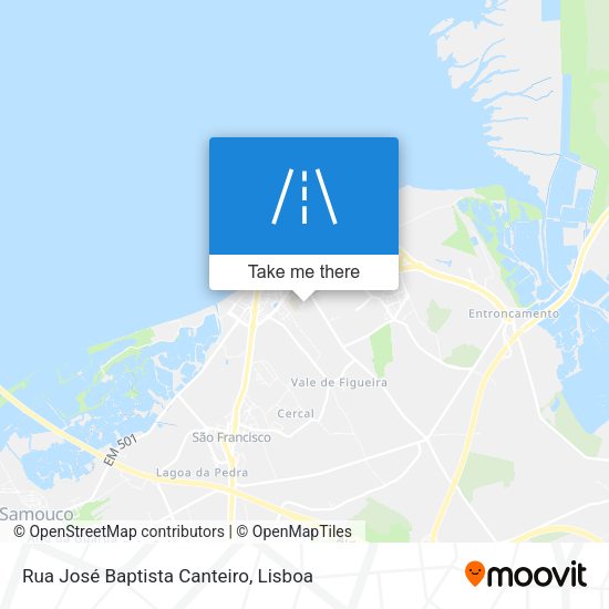Rua José Baptista Canteiro map