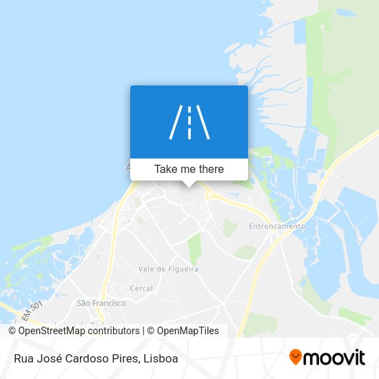 Rua José Cardoso Pires map