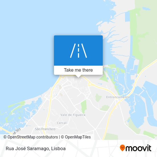 Rua José Saramago map