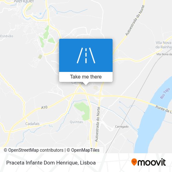 Praceta Infante Dom Henrique map