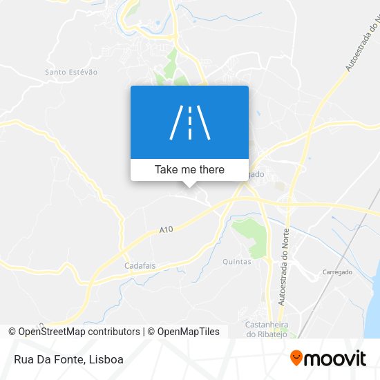 Rua Da Fonte mapa