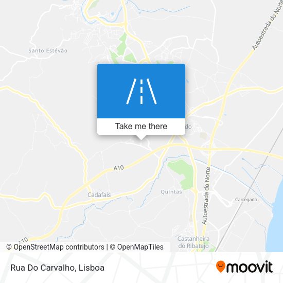 Rua Do Carvalho mapa