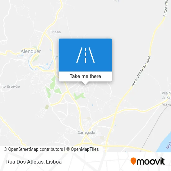 Rua Dos Atletas map