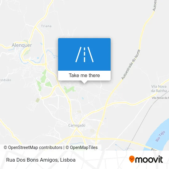Rua Dos Bons Amigos map