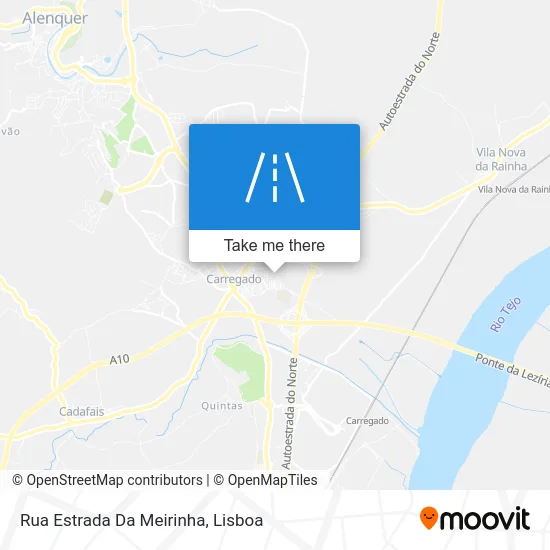 Rua Estrada Da Meirinha map