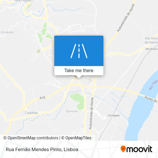 Rua Fernão Mendes Pinto map