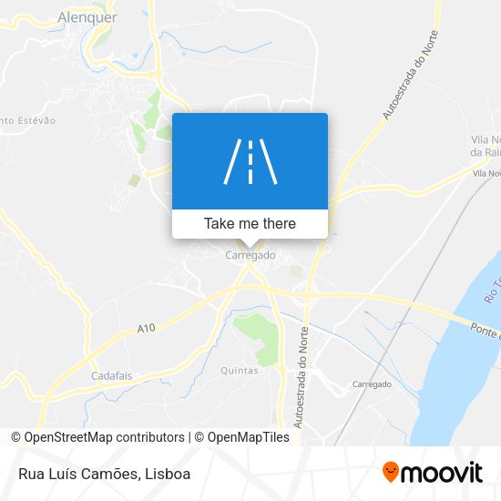 Rua Luís Camões map