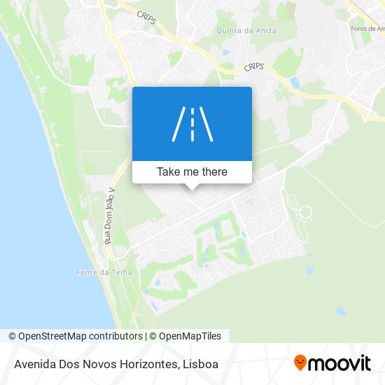 Avenida Dos Novos Horizontes map