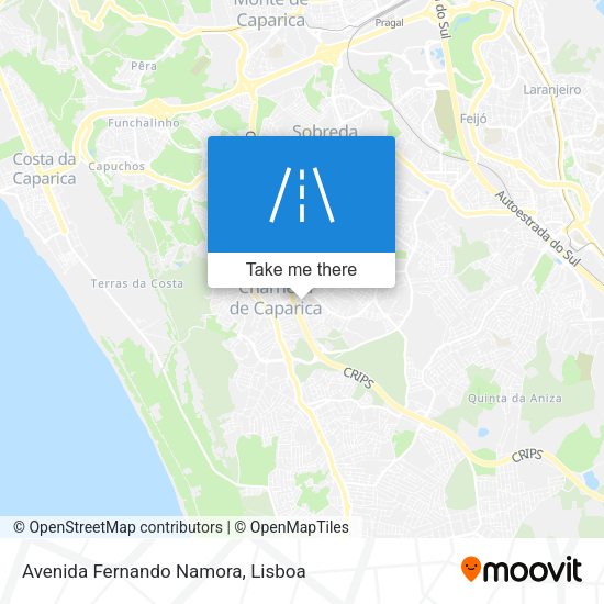 Avenida Fernando Namora mapa