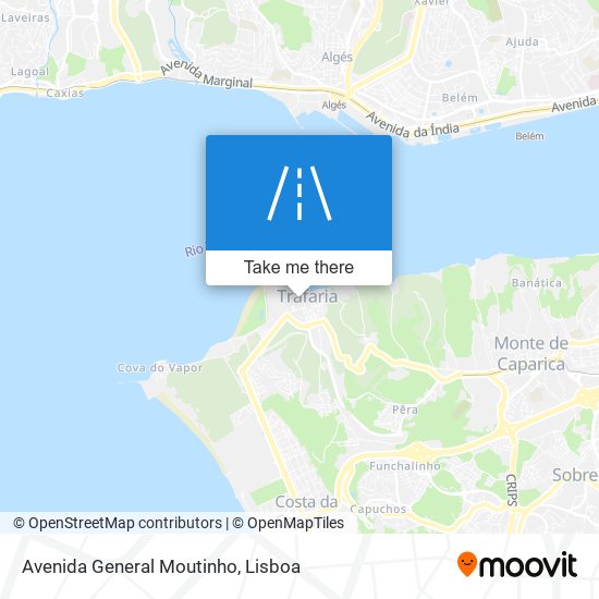 Avenida General Moutinho map