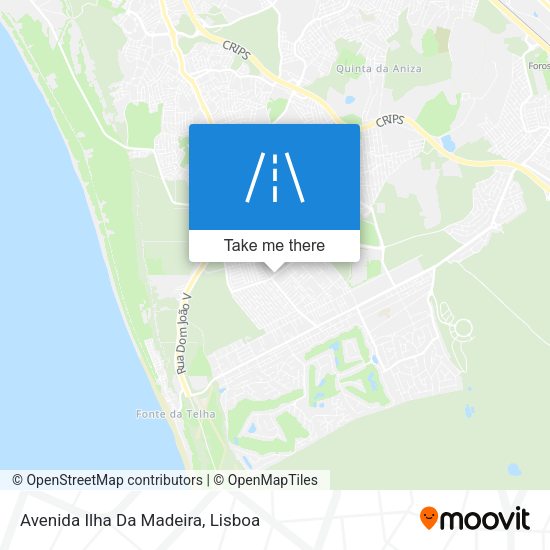 Avenida Ilha Da Madeira mapa