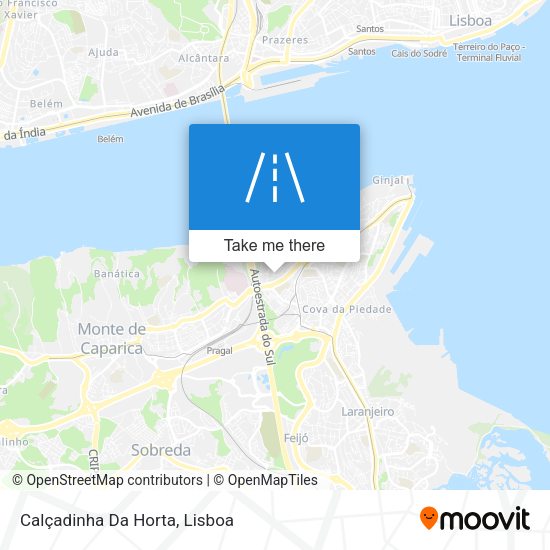 Calçadinha Da Horta map