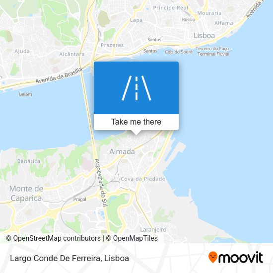 Largo Conde De Ferreira mapa