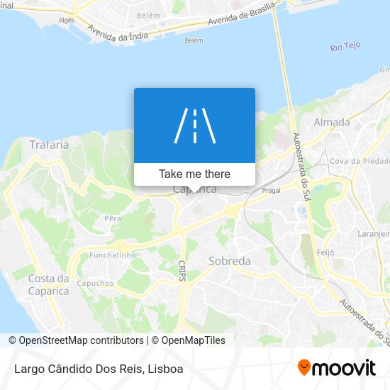 Largo Cândido Dos Reis map