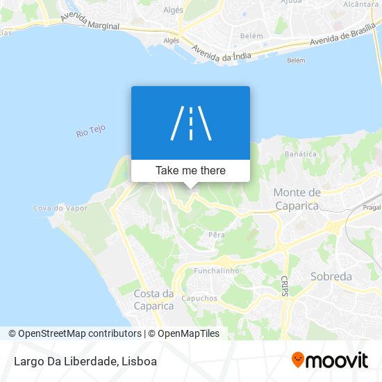 Largo Da Liberdade mapa