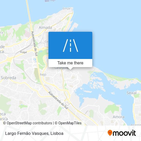 Largo Fernão Vasques map