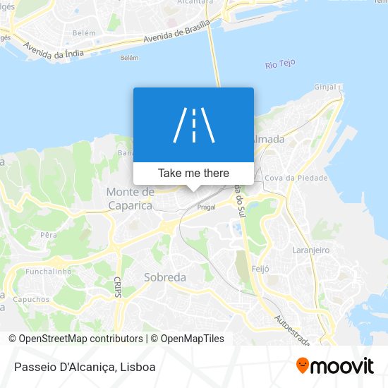Passeio D'Alcaniça map
